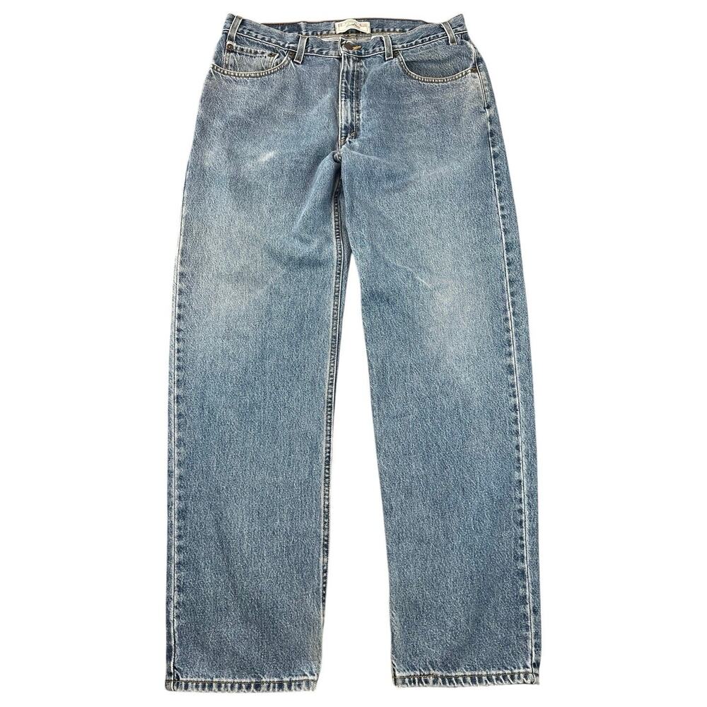 Y2K Levi Strauss Signature Relaxed Fit Jeans Men W36 L33 Blue Denim 2000s